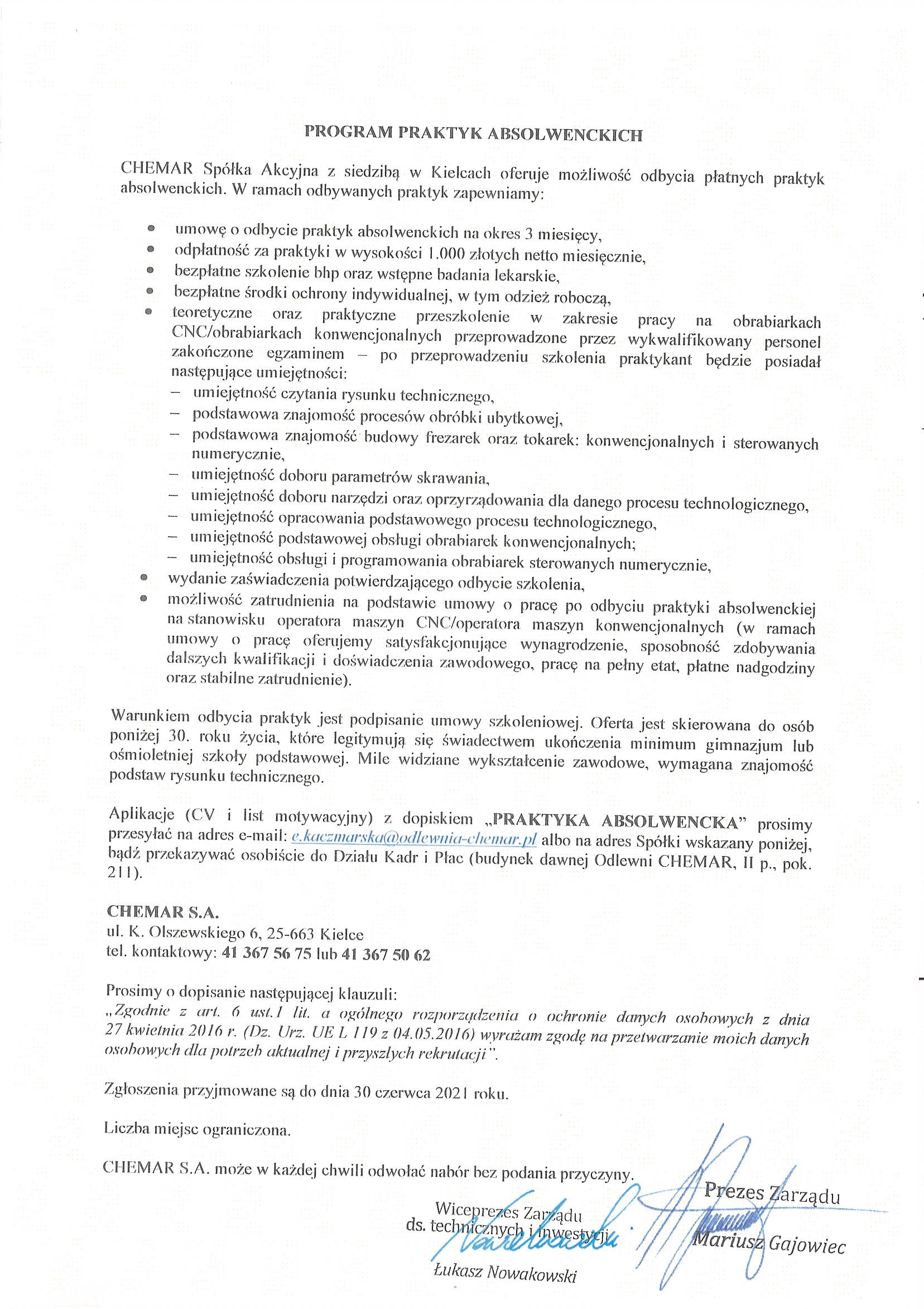 program praktyk absolwenckich Chemar.jpg